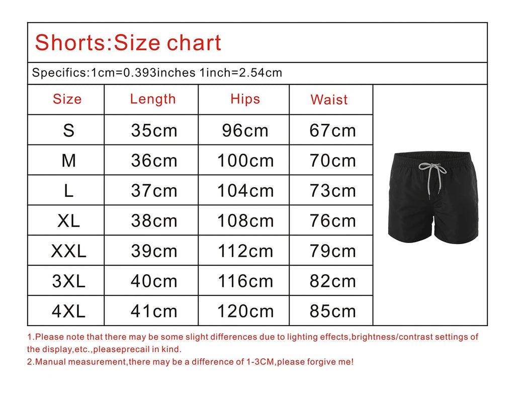 Men's Beach Shorts Swimwear Drawstring with Mesh Lining Male Swimming Trunks Quick drying Swimsuit Mens Swim Briefs Surf Shorts