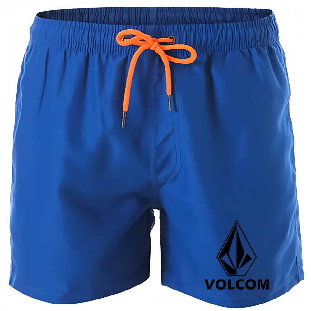 Men's Beach Shorts Swimwear Drawstring with Mesh Lining Male Swimming Trunks Quick drying Swimsuit Mens Swim Briefs Surf Shorts