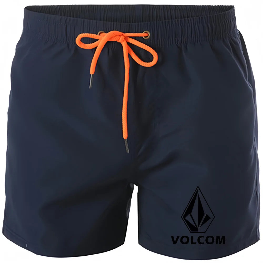 Men's Beach Shorts Swimwear Drawstring with Mesh Lining Male Swimming Trunks Quick drying Swimsuit Mens Swim Briefs Surf Shorts