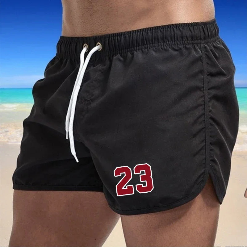 Men Clothing Beach wear 2024 Sports Shorts Men Pockets Surfing Summer Swimming Trunks Breathable Men's Beach Shorts Quick Dry