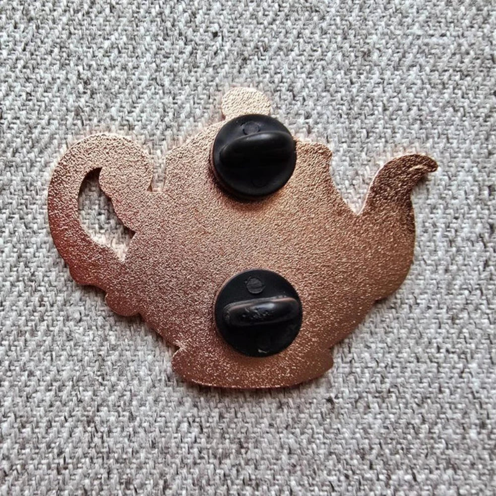 Halloween Haunted Teapot Enamel Pin Enchanted Teatime Collection