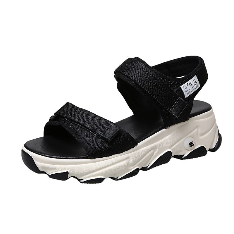 Sandals Women Shoes 2024 New Summer Sports Daddy Fashion Casual Non-Slip Platform non-slip Beach Shoes Sandalias