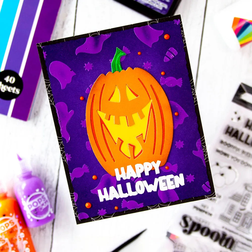 Halloween Collection Metal Cutting Dies Decorating Memory Book Pumpkin Bat Diecut For DIY Scrarpbooking Paper Craft Cards Making